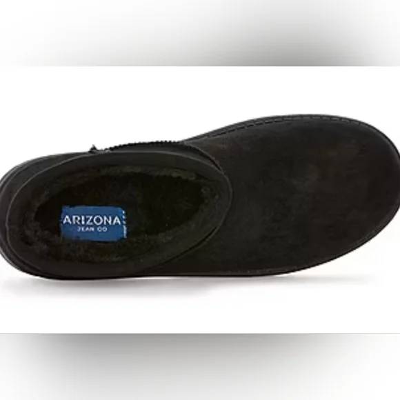 Women’s Slater Flat Heel Winter Boots Arizona Jean Co Black New - Picture 2 of 10